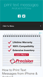 Mobile Screenshot of printtextmessages.net